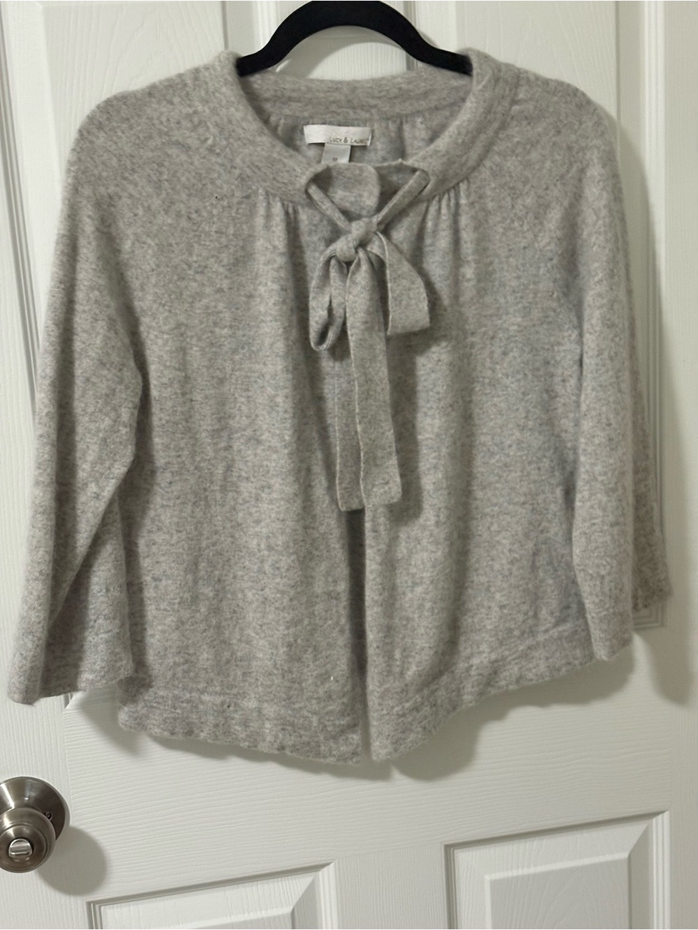 Lucy & Laurel swing, cropped soft sweater.